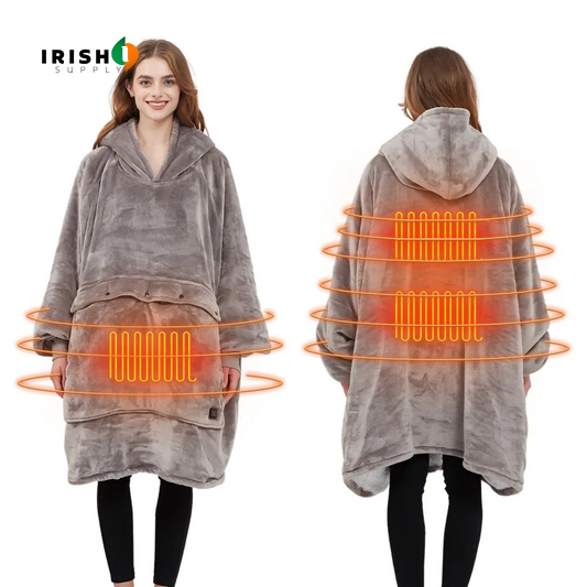 HEATHEAVEN Oversized Fleece Heated Hoodie