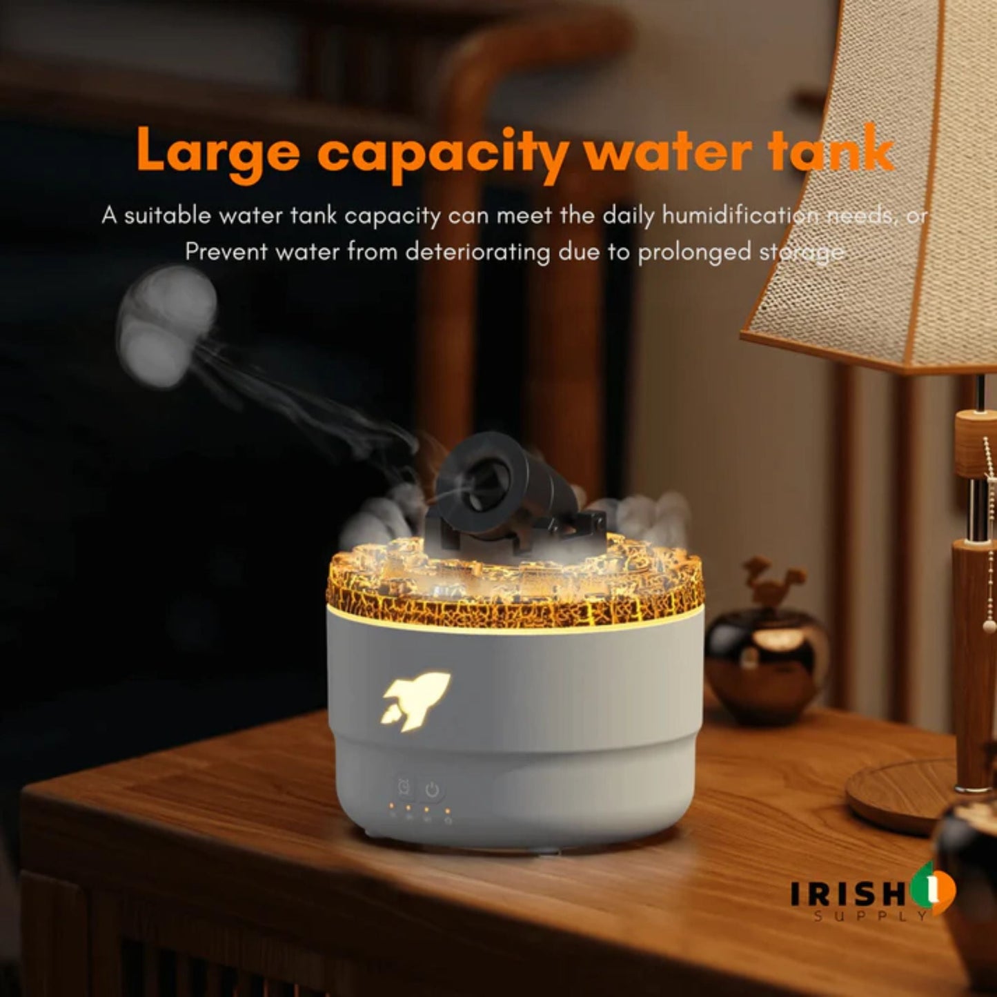 FLAMEAURA Aromatic Fire Illusion Diffuser
