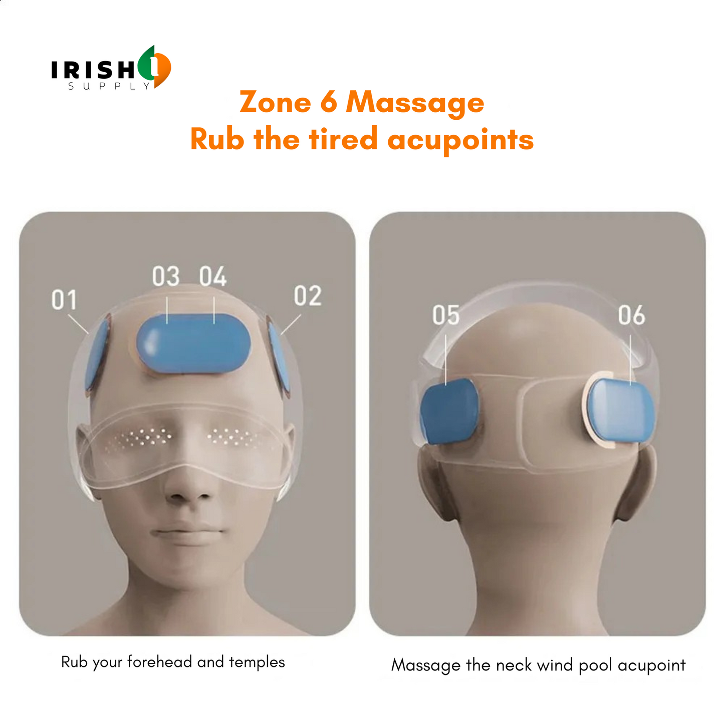 VITAPRESS Graphene Heating Air Pressure Head Massager