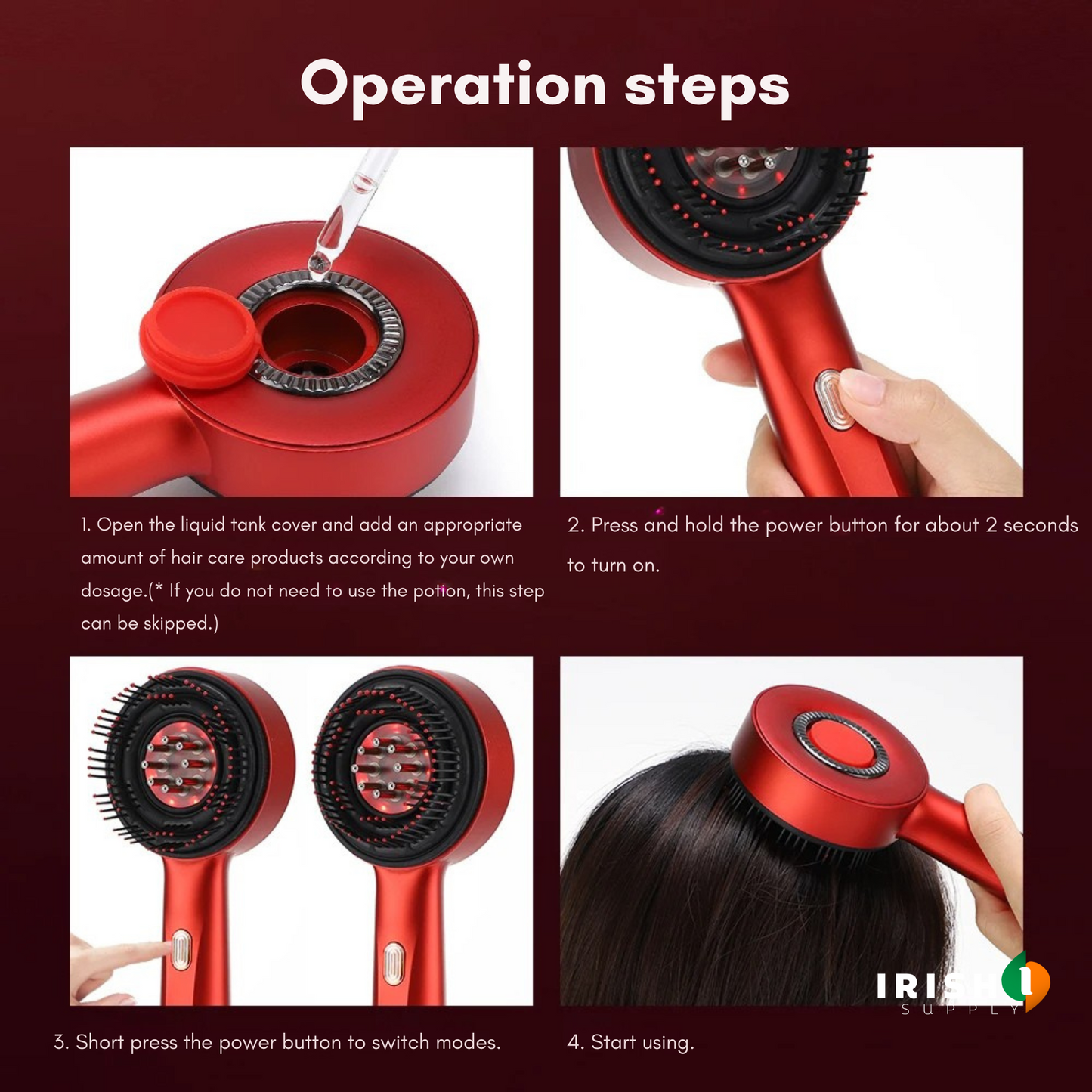 THERMACOMB Red Light Therapy Hair Growth Comb