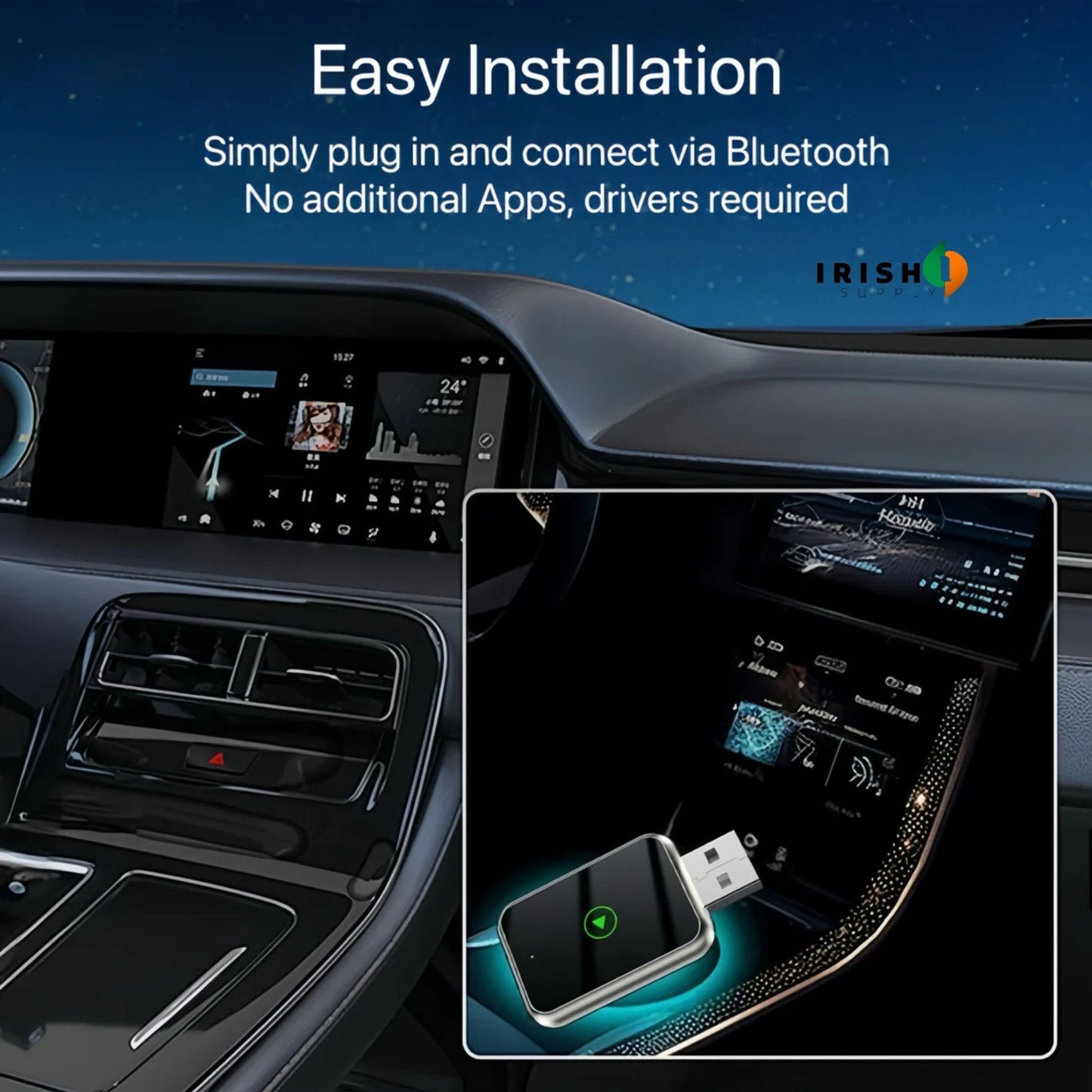 DRIVEX Wireless CarPlay & Android Auto Adapter