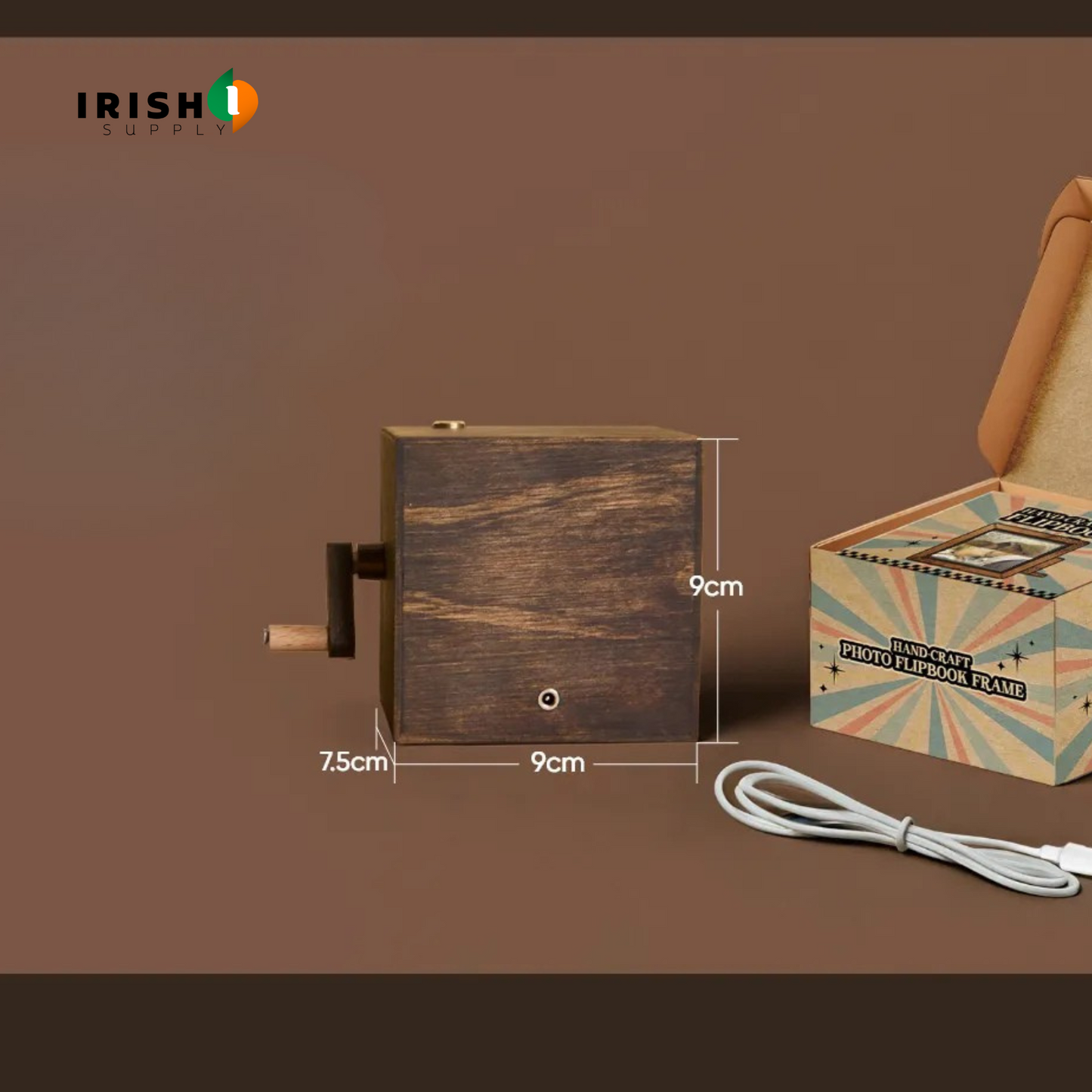 FLIPFRAME Mechanical Hand-cranked Flipbook Photo Album