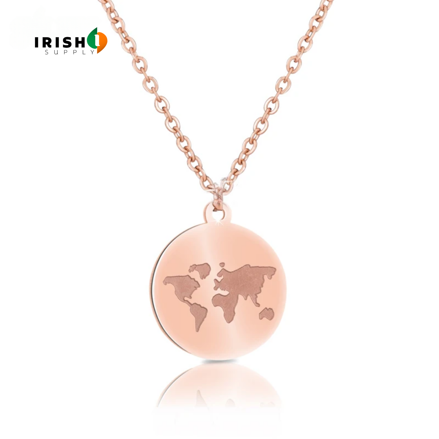 GLOBEA World Map Necklace