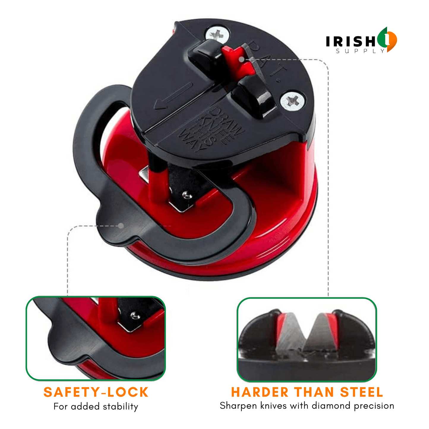 Knife Sharpener with Suction Base