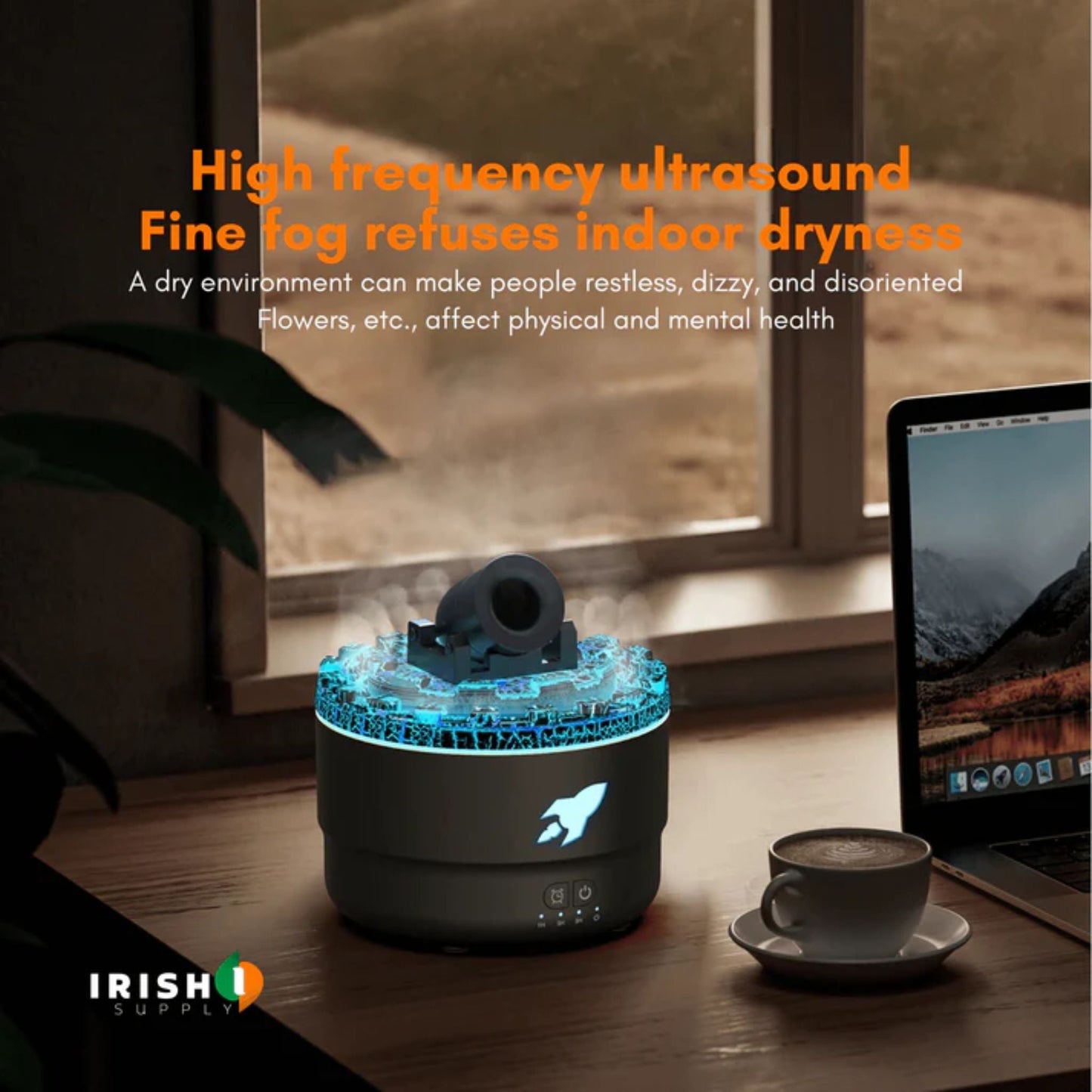 FLAMEAURA Aromatic Fire Illusion Diffuser