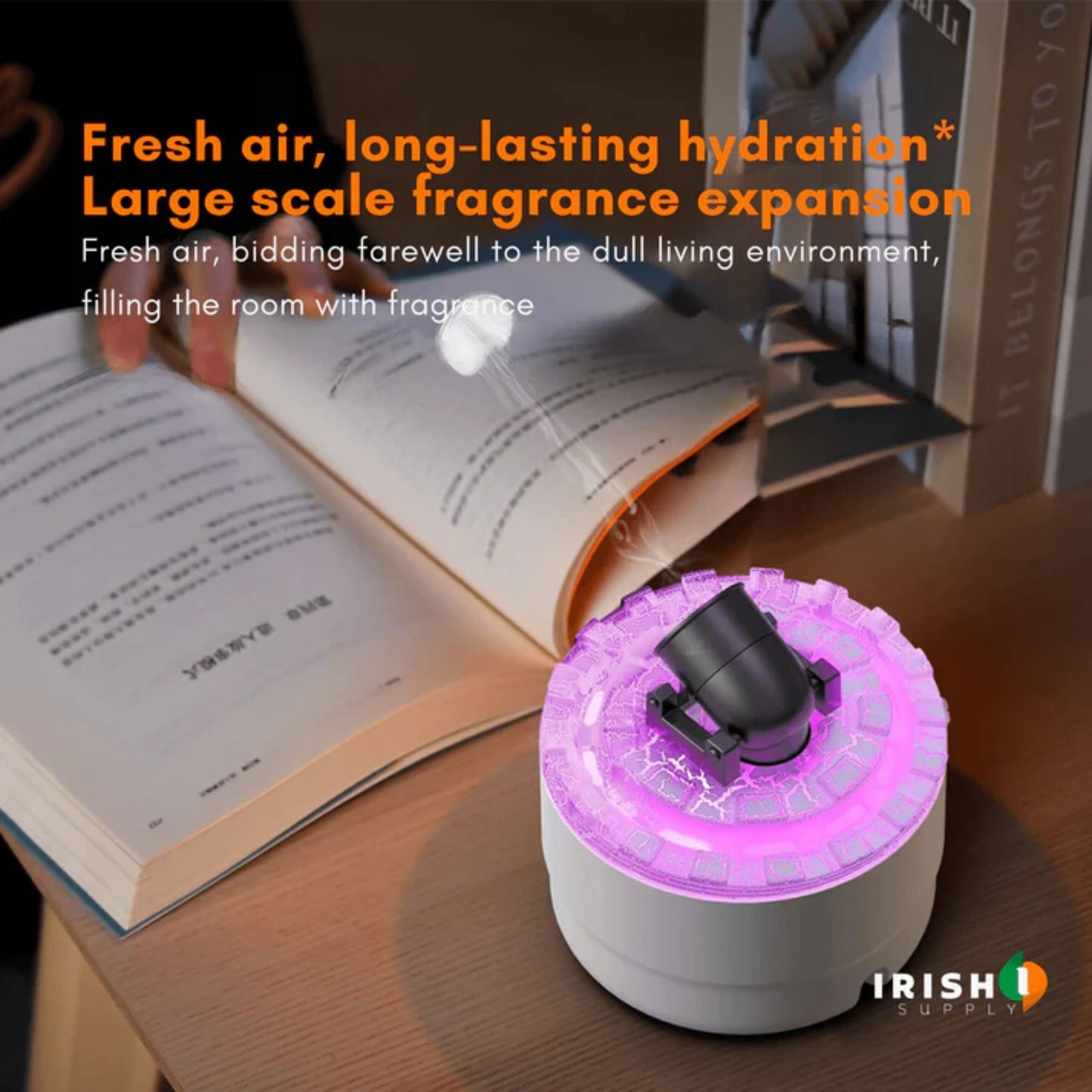 FLAMEAURA Aromatic Fire Illusion Diffuser