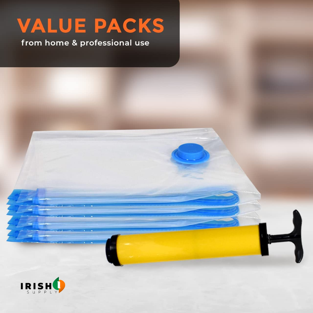Irish Supply, SPACESQUEEZE Spacesaver Premium Vacuum Storage Bags