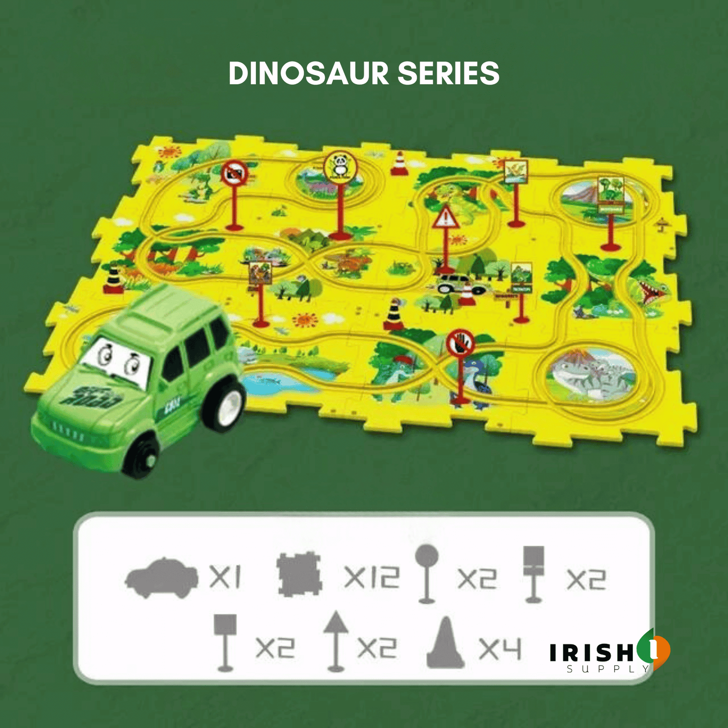 TRAMCRAFT Kids Car Track Set