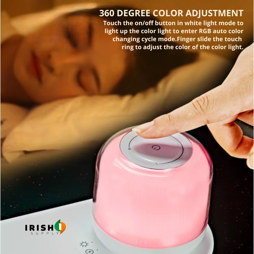 HALOCHARGE 3 In 1  Night Light Charger With Bedside Lamp