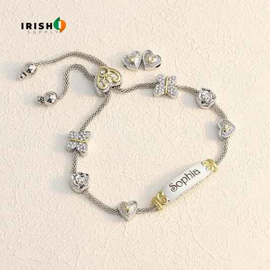 ENGRAVIA Personalized Engraved Bar Bracelet