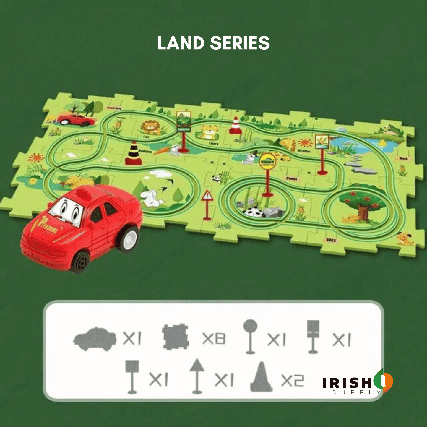 TRAMCRAFT Kids Car Track Set