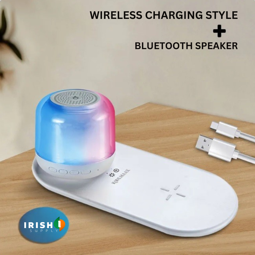 HALOCHARGE 3 In 1  Night Light Charger With Bedside Lamp