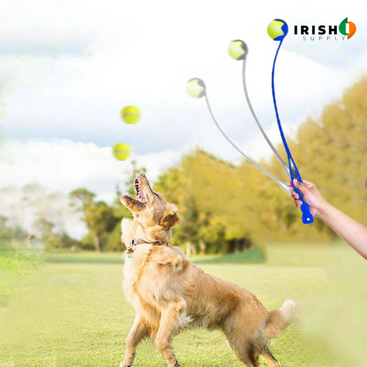 Irish Supply, TENNISTOSS Pet Tennis Ball Launcher