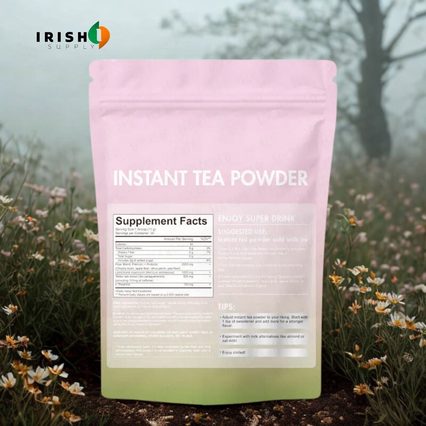 ENERCHI Instant Yerba Tea Powder (30 Servings)
