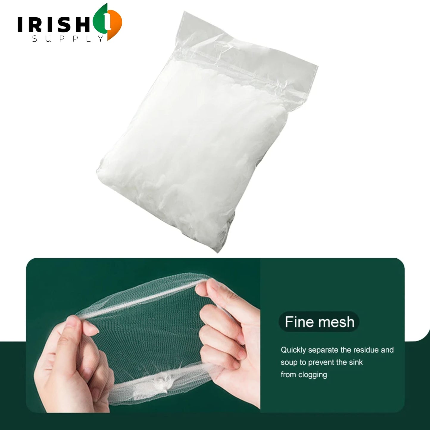 FILTRIQ Mesh Drain Rack for Food Scraps (50 pcs Bag)