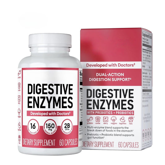 GASTROMEND Advanced Digestive Enzyme Complex (60 Capsules)