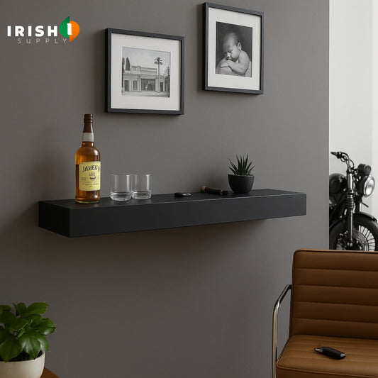 HIDELUXE Designer Floating Shelf with Hidden Storage