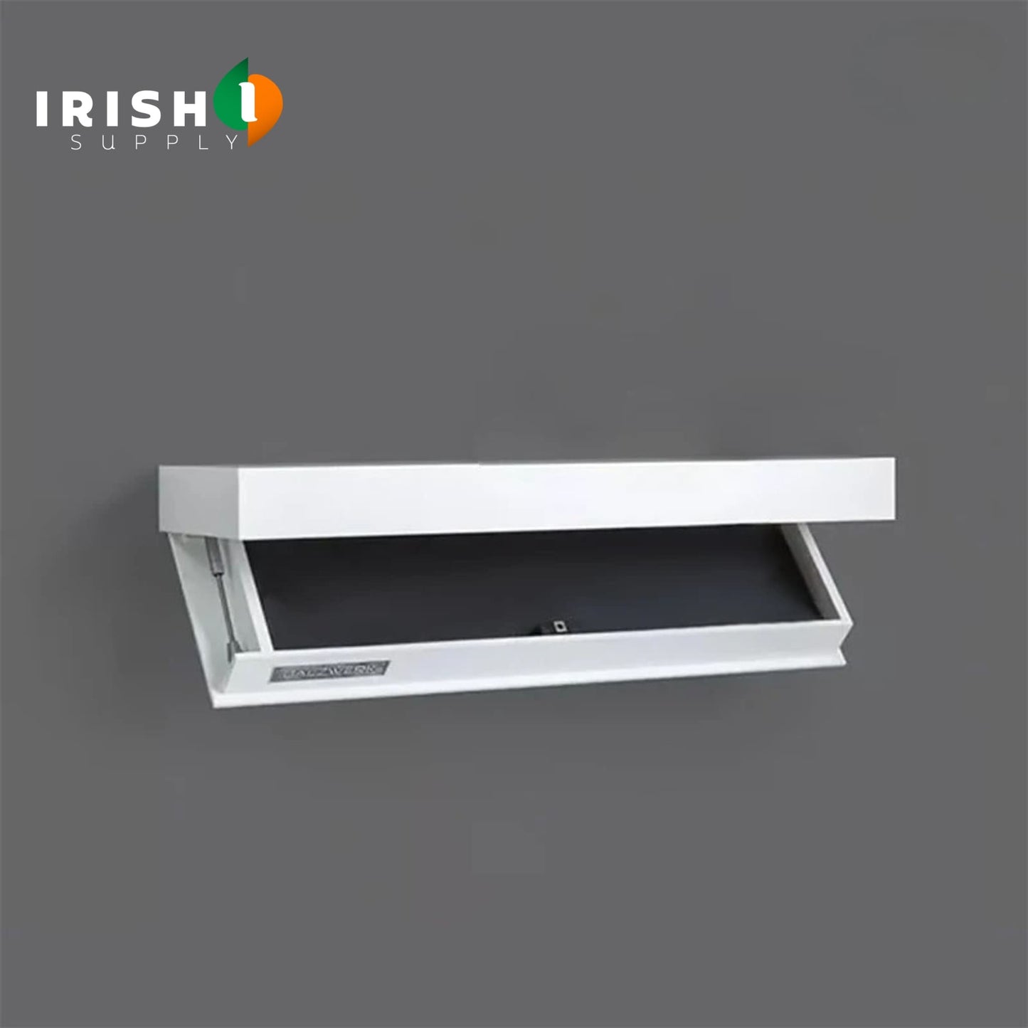 HIDELUXE Designer Floating Shelf with Hidden Storage