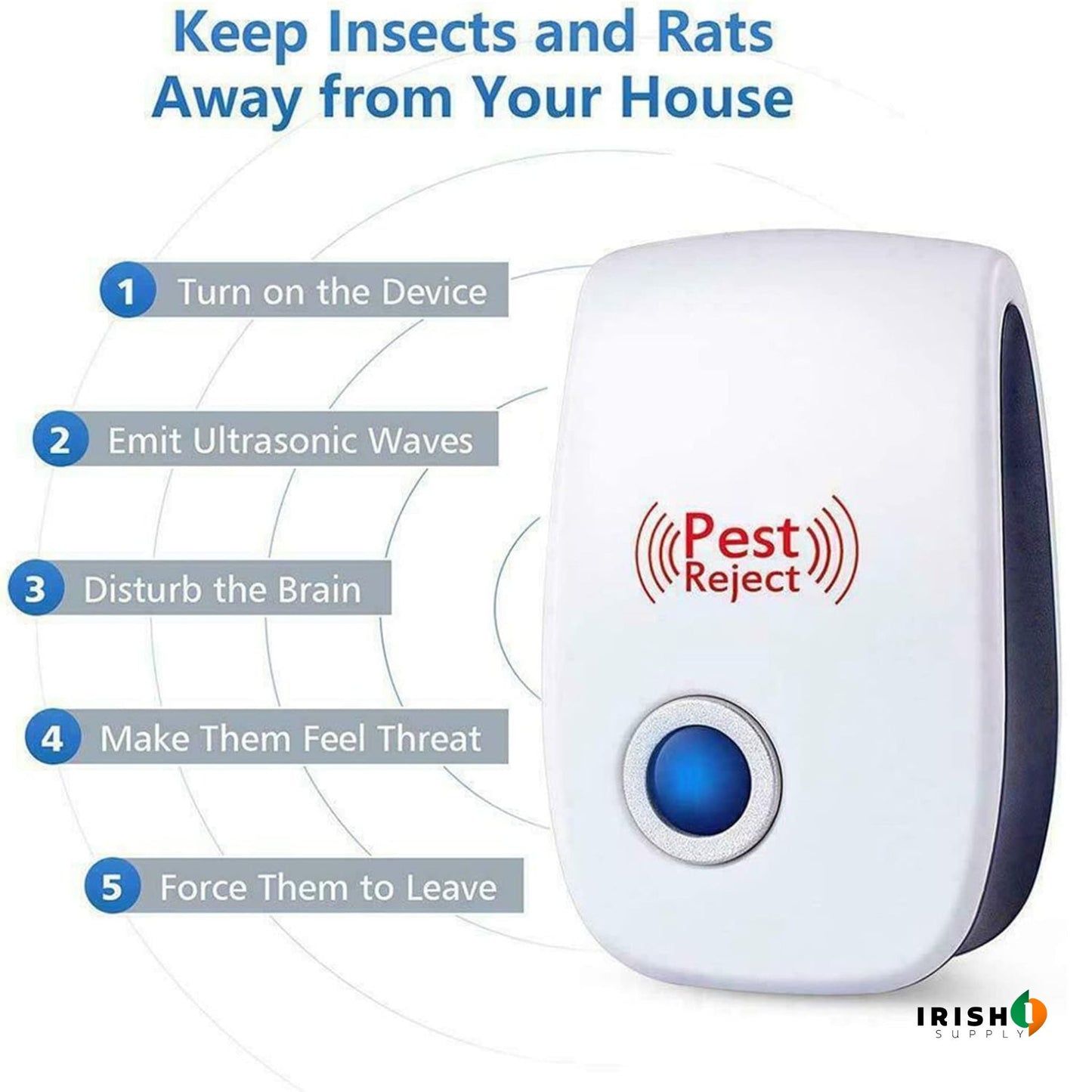 INSECTRA Electronic Pest Repellent Plug
