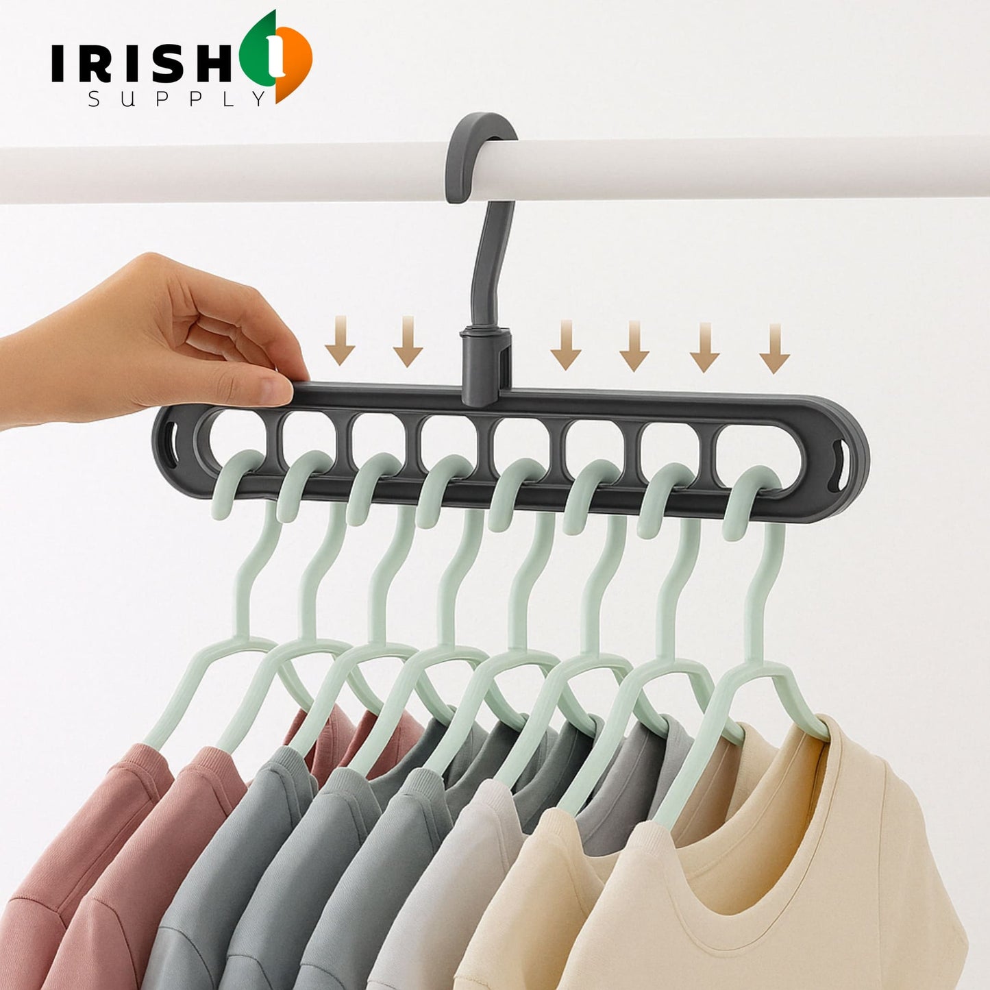 NEATNEX Compact Multi-Hook Closet Hanger