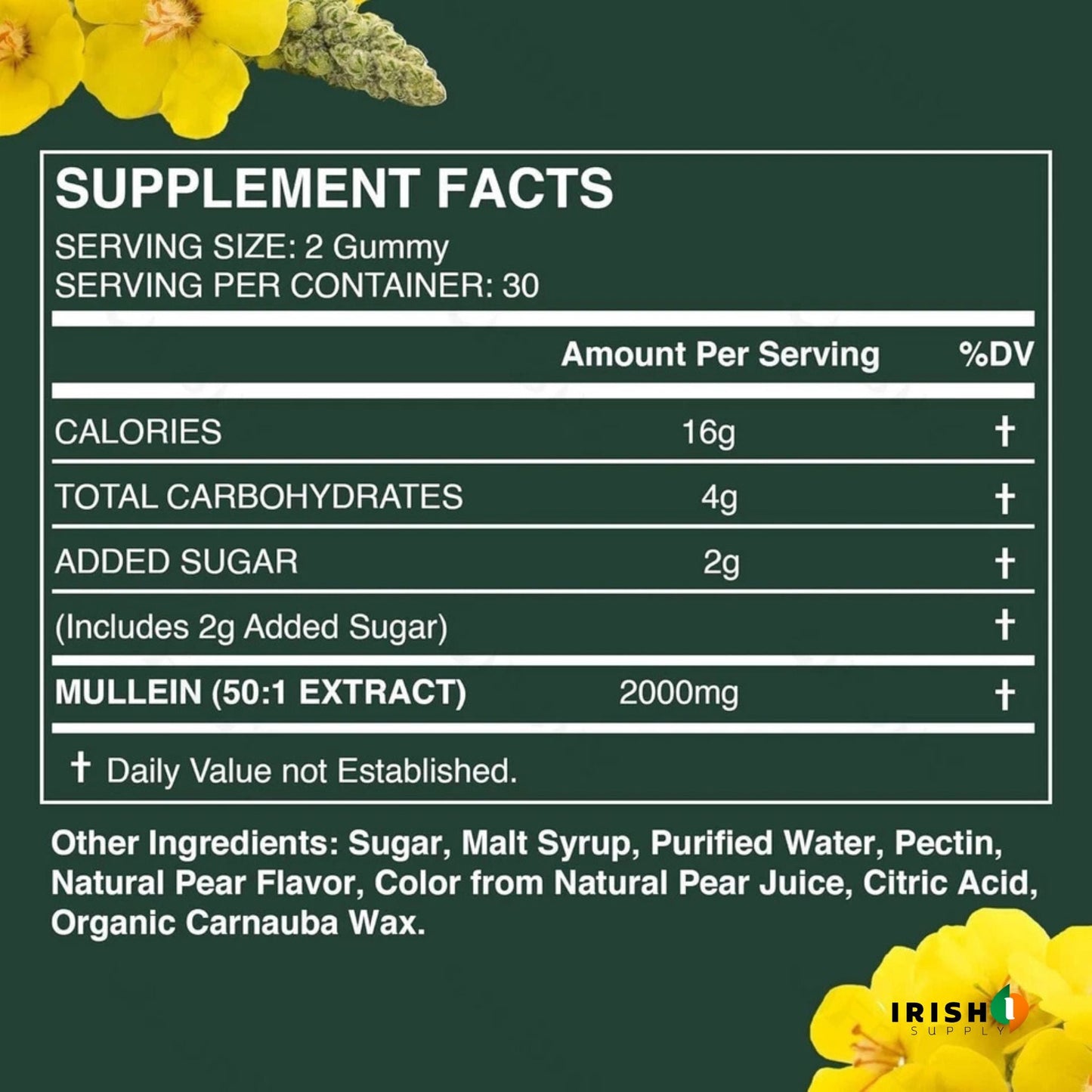 PULMEX High-Potency Mullein Wellness Gummies