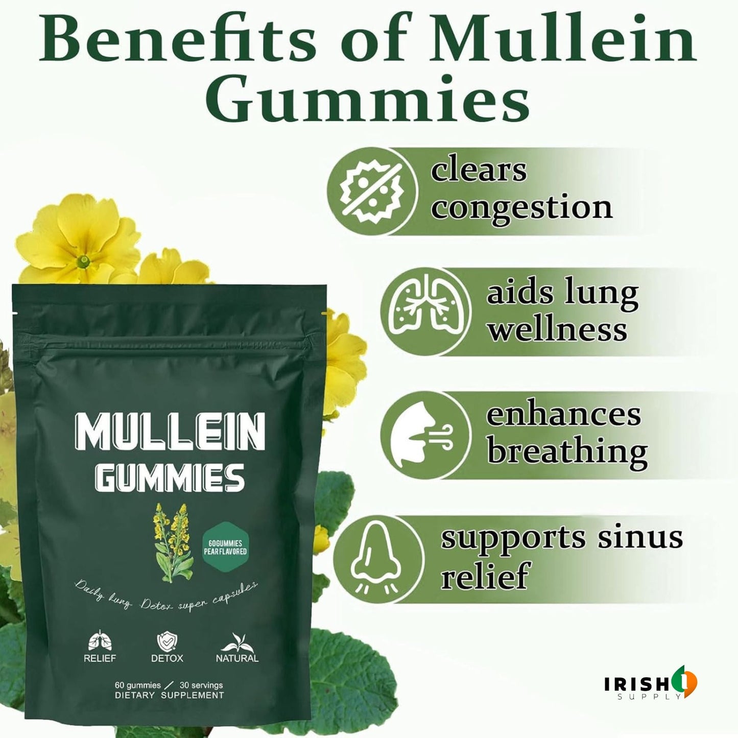 PULMEX High-Potency Mullein Wellness Gummies