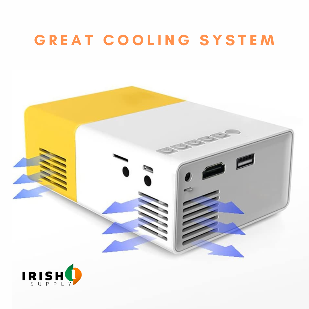 Irish Supply, PRISTINE Mini Projector 1080p