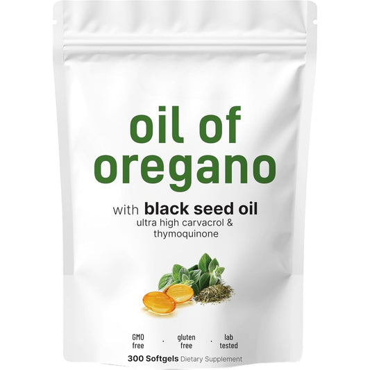 SEEDRELIEF Oregano & Black Seed Blend 300 Softgels