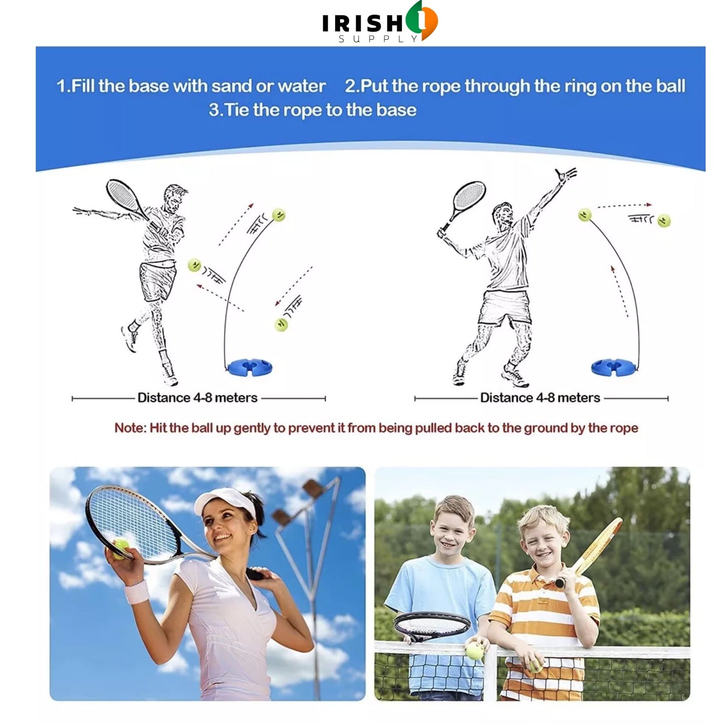 STRIKEZONE Elite Solo Tennis Trainer