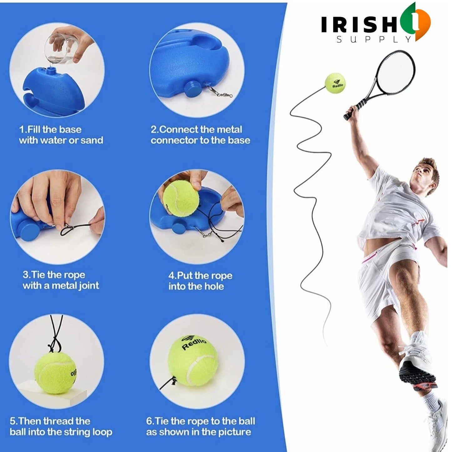 STRIKEZONE Elite Solo Tennis Trainer