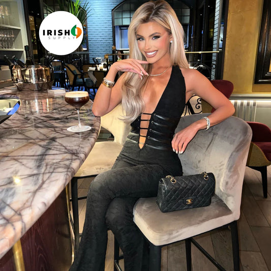 Vephoria Deep V Premium Lace Jumpsuit
